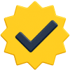 user badge